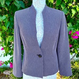 Jasper Separates Pink and Black Fully Lined Blazer w/Front Button